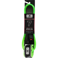 O&E MOULDED REGULAR LEASH 7' LIME