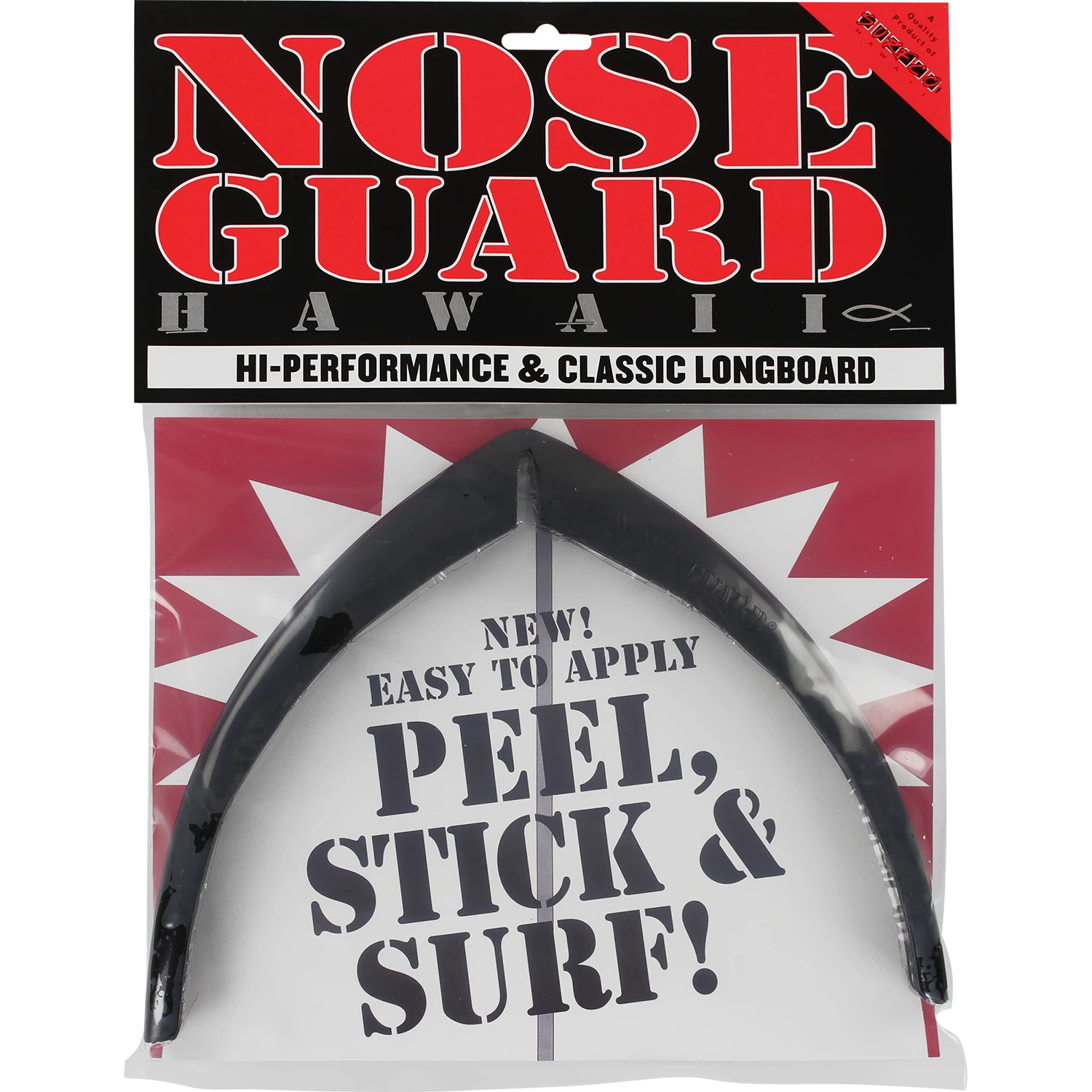 SURFCO LONGBOARD NOSE GUARD KIT -black 1 SURFCO LONGBOARD NOSE GUARD KIT -black