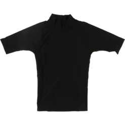 BLOCK SURF RASH GUARD / SHORT SLEEVE M-BLACK