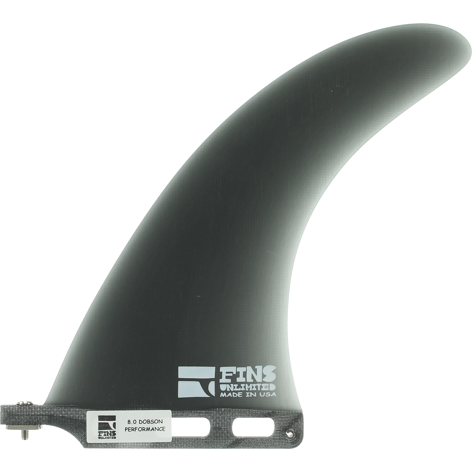 FINS UNLIMITED D PERFORMANCE 8" SMOKE FIN 1 FINS UNLIMITED D PERFORMANCE 8" SMOKE FIN