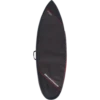O&E COMPACT DAY SHORTBOARD COVER 5'8" BLK/RED