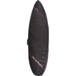 O&E AIRCON SHORTBOARD COVER 6'4" BLK/RED
