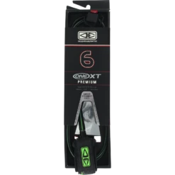 O&E ONE XT PREMIUM LEASH 6' BLK/LIME