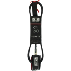 O&E MOULDED SUNSET LEASH 6' BLACK