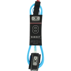O&E MOULDED SUNSET LEASH 8' BLUE