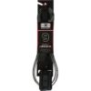O&E MOULDED LONGBOARD REGULAR LEASH 9' BLACK