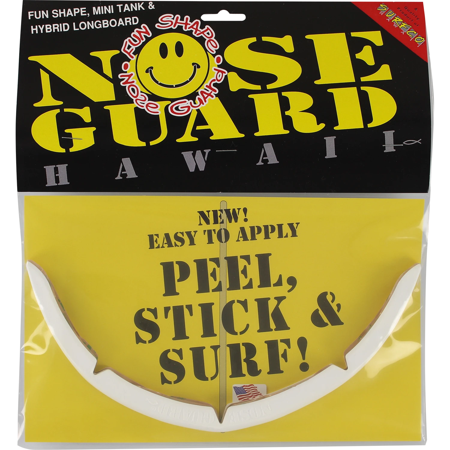 SURFCO FUNBOARD NOSE GUARD KIT -white 1 SURFCO FUNBOARD NOSE GUARD KIT -white