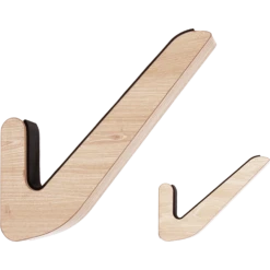 O&E LONGBOARD TIMBER WALL DISPLAY RACK NATURAL