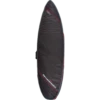 O&E AIRCON SHORTBOARD COVER 5'8" BLK/RED