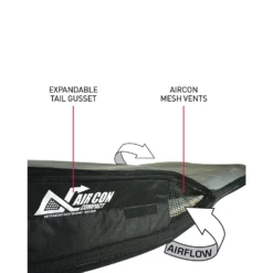 O&E AIRCON SHORTBOARD COVER 5'8" BLK/RED -Surfboard Gears Sales Store 1590000315820 CCOCESCSB02058R 2