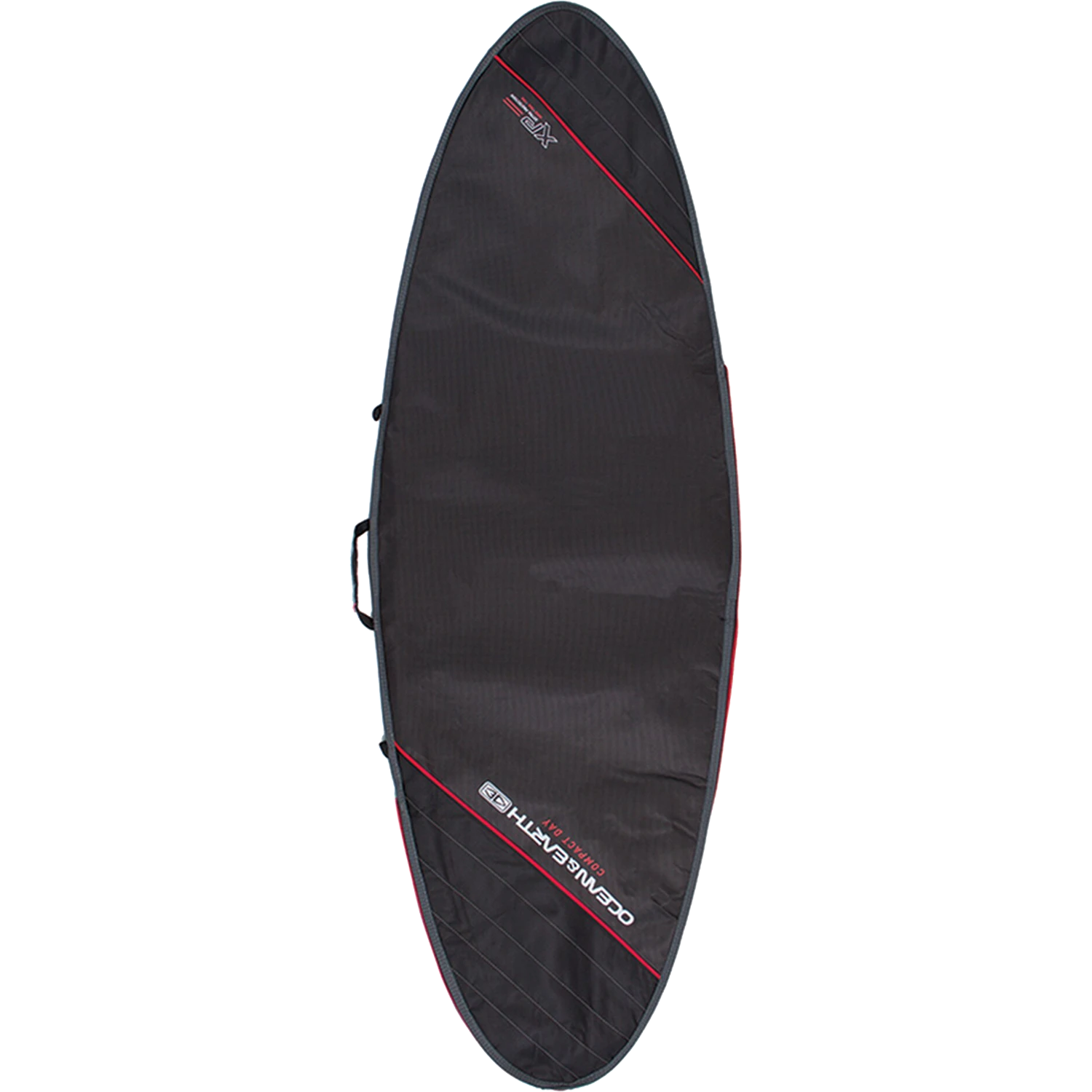 O&E COMPACT DAY FISH COVER 7'8" BLK/RED 1 O&E COMPACT DAY FISH COVER 7'8" BLK/RED
