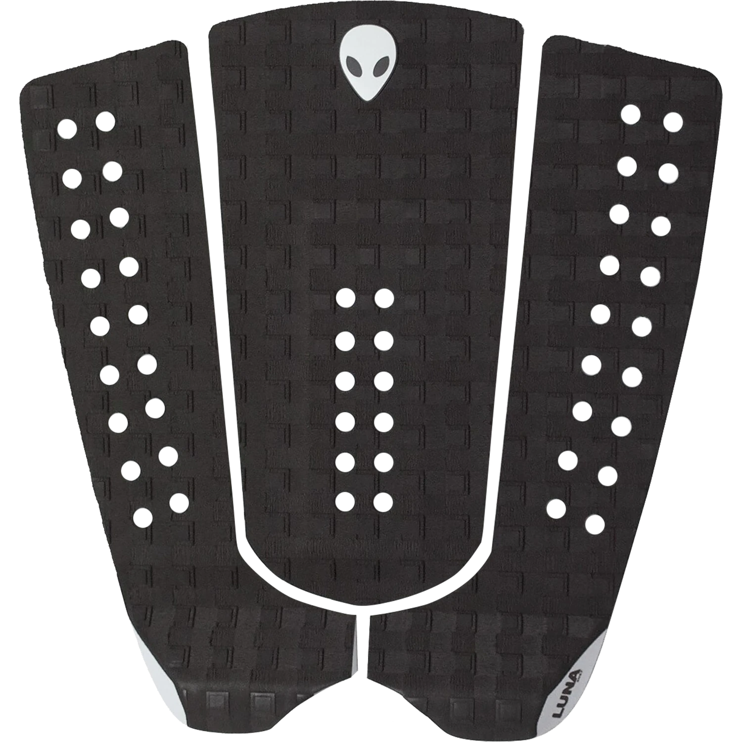 LUNASURF 3pc TAIL PAD SQUARE GROOVE CHARCOAL GREY 1 LUNASURF 3pc TAIL PAD SQUARE GROOVE CHARCOAL GREY