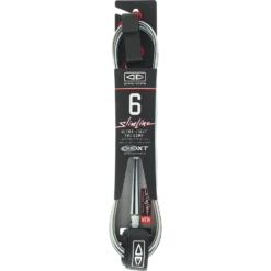 O&E SLIMLINE LIGHTWEIGHT COMP ONE-XT LEASH 6' WHT