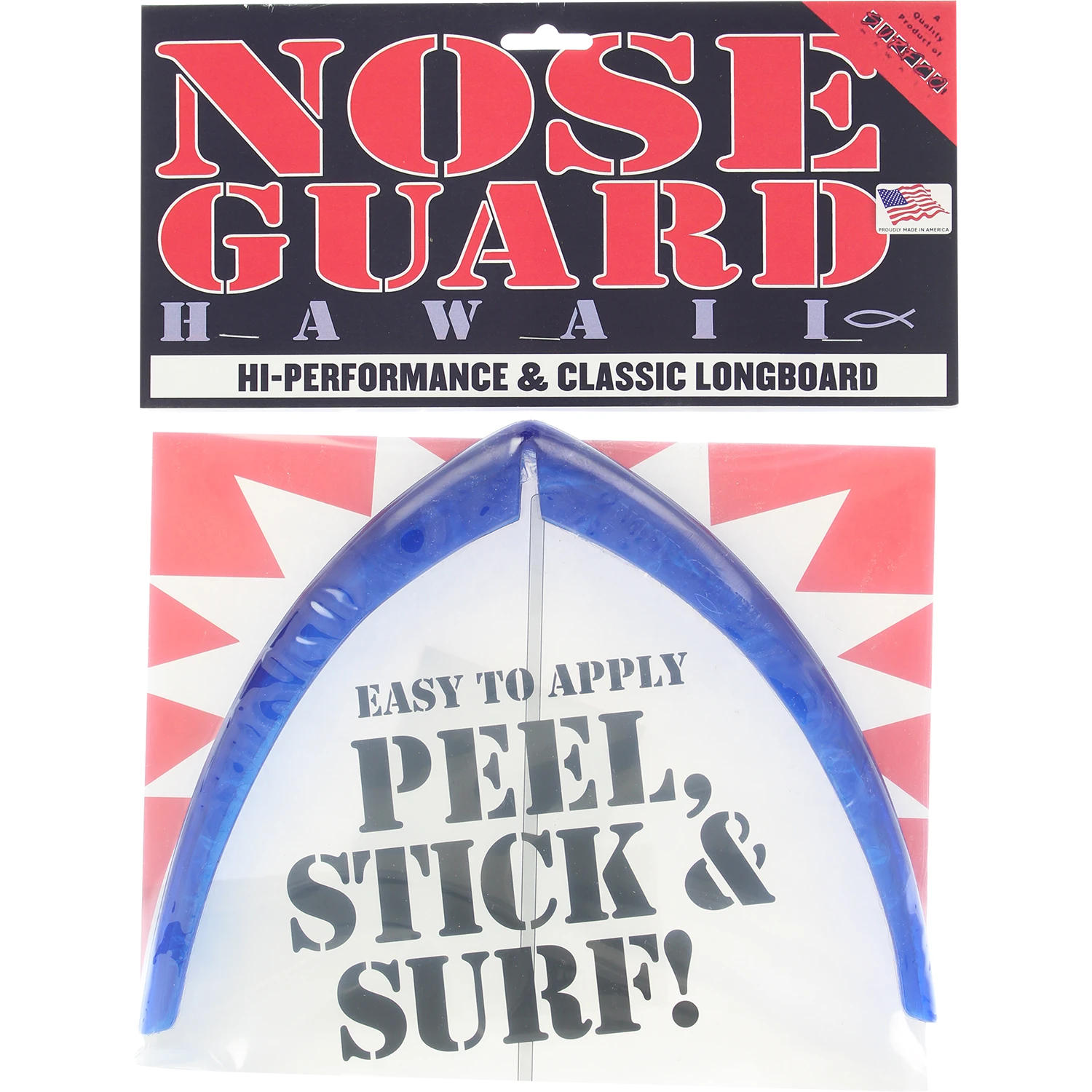 SURFCO LONGBOARD NOSE GUARD KIT -blue Tint 1 SURFCO LONGBOARD NOSE GUARD KIT -blue Tint