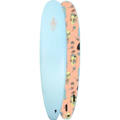 O&E EZI-RIDER SOFTBOARD 8'0" BRAINS BLUE