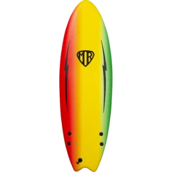 O&E EZI-RIDER SOFTBOARD MR TWIN 5'6" SPRAY RAINBOW