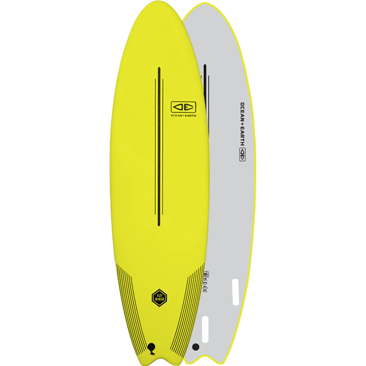 O&E EZI-RIDER SOFTBOARD 6'6" LIME 2 O&E EZI-RIDER SOFTBOARD 6'6" LIME - Image 2