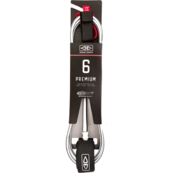 O&E ONE XT PREMIUM LEASH 6' WHT/BLK