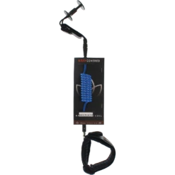 STAY COVERED COILED BICEP BODYBOARD LEASH BLU