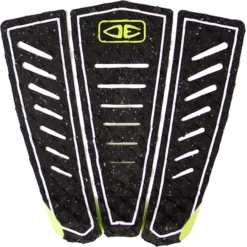 O&E KANOA SIGNATURE 3pc TAIL PAD BLACK/LIME