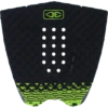 O&E SIMPLE JACK HYBRID WIDE TAIL PAD BLK/LIME
