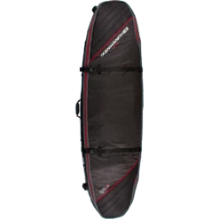 O&E DOUBLE COFFIN SHORT/FISH COVER 7'0" BLK/RED
