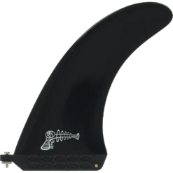 RAY GUN PLASTIC CENTER FIN 8" BLACK