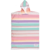 O&E YOUTH SUNKISSED HOODED PONCHO MULTI STRIPE