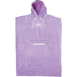 O&E LADIES HOODED PONCHO VIOLET