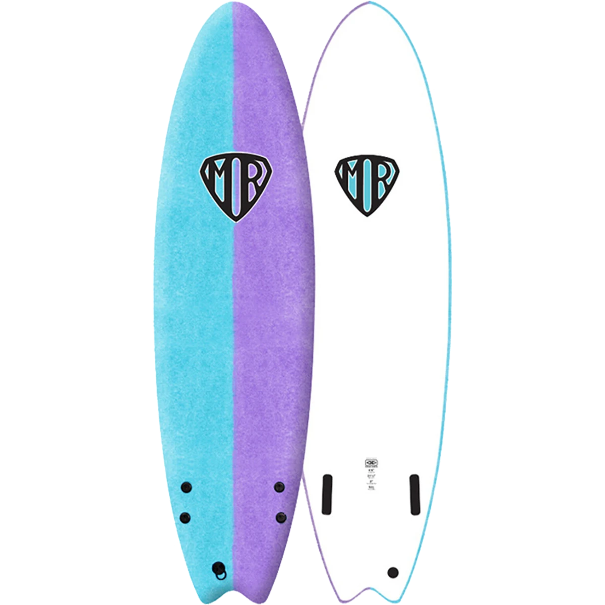 O&E EZI-RIDER SOFTBOARD MR TWIN 6'6" SPRAY VIOLET 1 O&E EZI-RIDER SOFTBOARD MR TWIN 6'6" SPRAY VIOLET