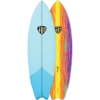 O&E EPOXY SOFTBOARD 7'0"MARK RICHARDS TWIN SKY BLU