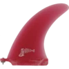 RAY GUN FIBERGLASS CENTER FIN 7.0" RED