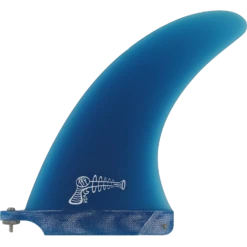 RAY GUN FIBERGLASS CENTER FIN 8.0" BLUE