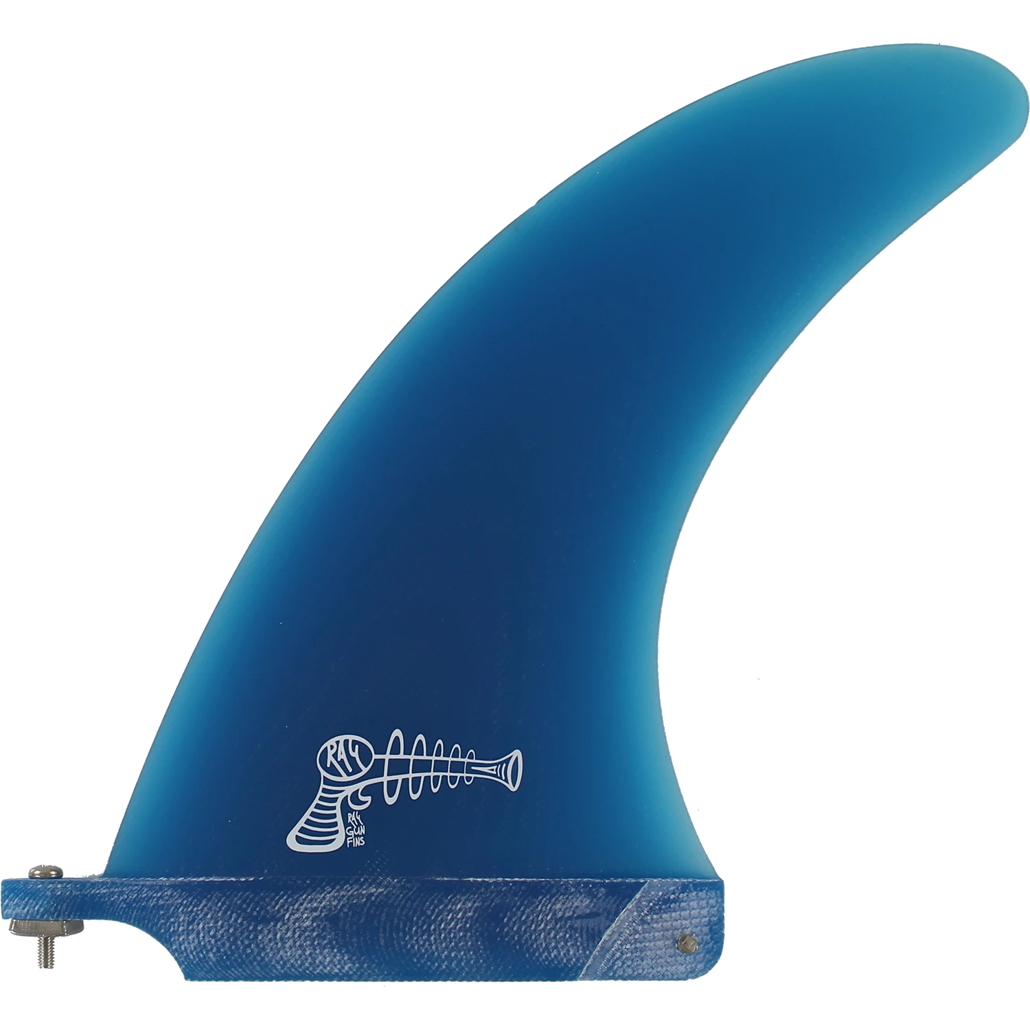 RAY GUN FIBERGLASS CENTER FIN 8.0" BLUE 1 RAY GUN FIBERGLASS CENTER FIN 8.0" BLUE