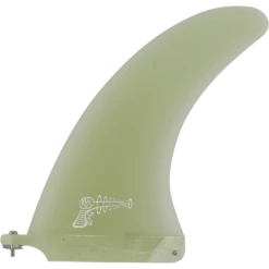 RAY GUN FIBERGLASS CENTER FIN 9.0" CLEAR