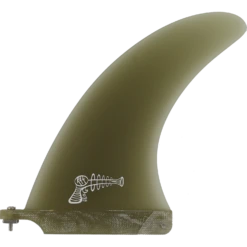 RAY GUN FIBERGLASS CENTER FIN 9.0" SMOKE