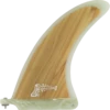 RAY GUN FIBERGLASS/WOOD CENTER FIN 8.0" NATURAL