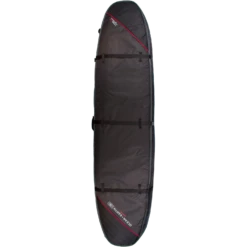 O&E DOUBLE COFFIN LONGBOARD COVER 10'6" BK/RD/GRY