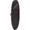 O&E DOUBLE COMPACT SHORTBOARD COVER 6'0" BK/RD/GRY