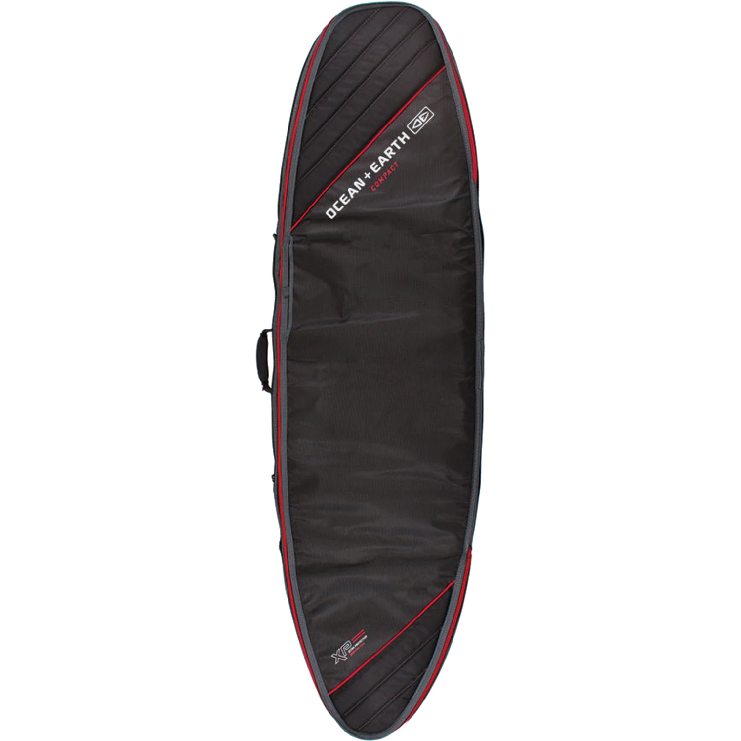 O&E DOUBLE COMPACT SHORTBOARD COVER 6'4" BK/RD/GRY 1 O&E DOUBLE COMPACT SHORTBOARD COVER 6'4" BK/RD/GRY