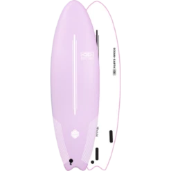 O&E EZI-RIDER SOFTBOARD 6'6" PASTEL PINK