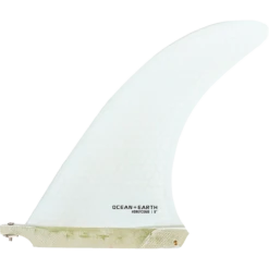 O&E HONEYCOMB SINGLE FIN 9" WHITE