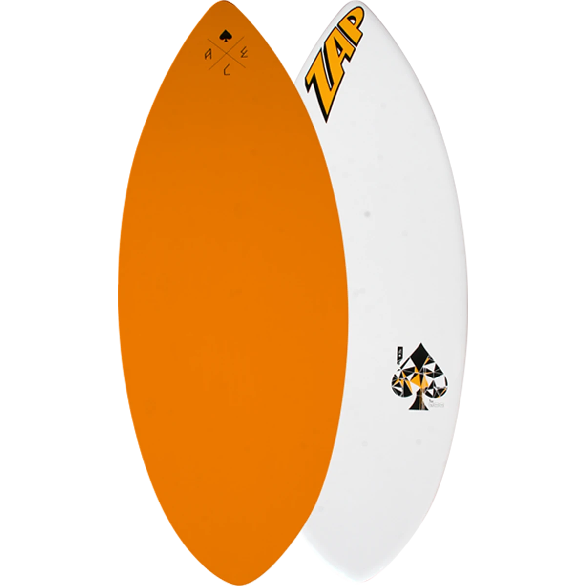 ZAP ACE 52" SKIMBOARD WHT/ASST. COLOR BOTTOM ART 1 ZAP ACE 52" SKIMBOARD WHT/ASST. COLOR BOTTOM ART