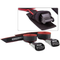 O&E SUP/LONGBOARD TIE DOWN STRAPS 14' BLACK